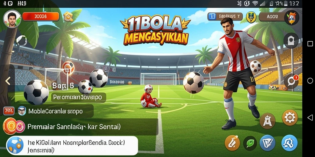 Screenshot gameplay 11BOLA menampilkan keseruan permainan Casual.