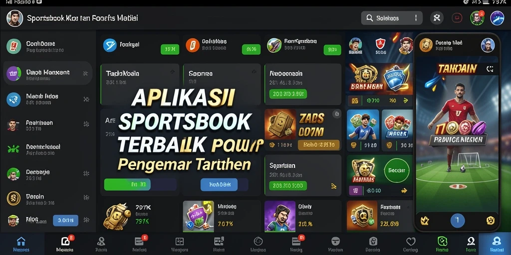 Tampilan utama 797K saat bermain taruhan Sportsbook.
