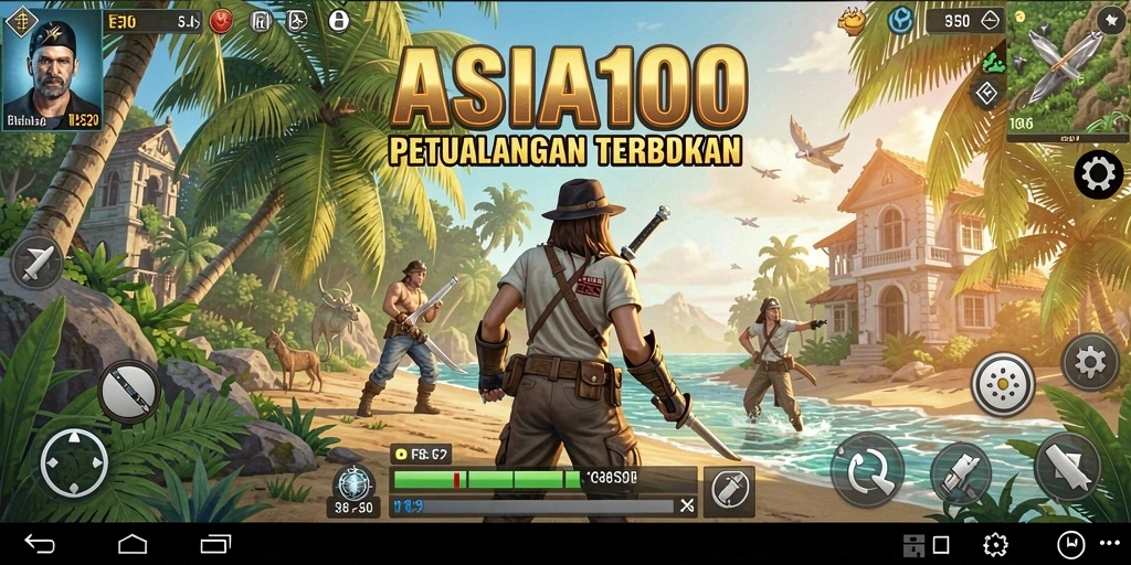 Gameplay Open World yang menakjubkan di ASIA100.
