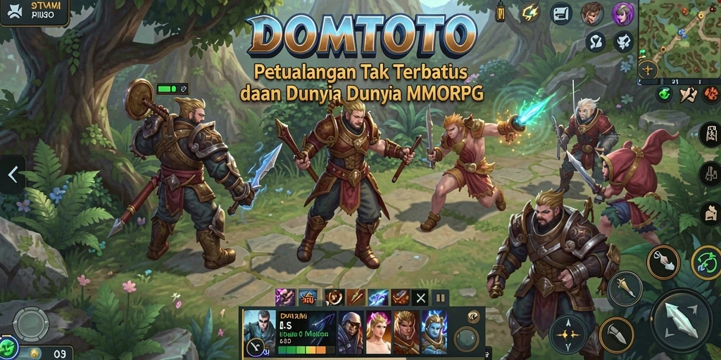 Gameplay menarik dalam DOMTOTO dengan pertempuran seru.