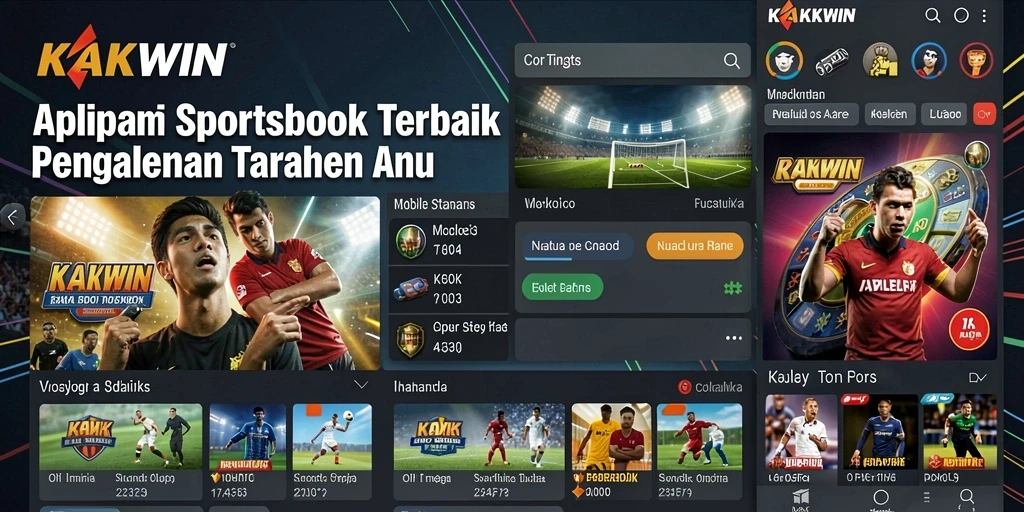 Tampilan menarik KAKWIN saat melakukan taruhan olahraga.