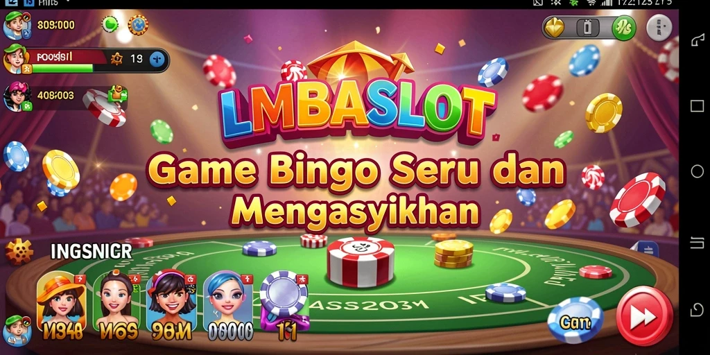 Tampilan gameplay menarik dari LMBASLOT yang memikat pemain Bingo.