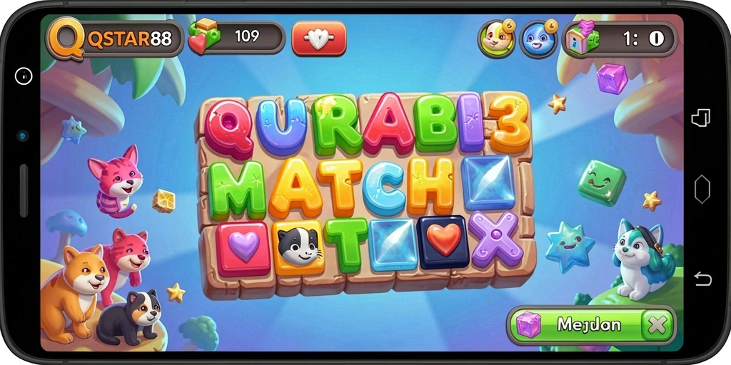 Tampilan gameplay menarik dari QQSTAR88, penuh warna dan tantangan.