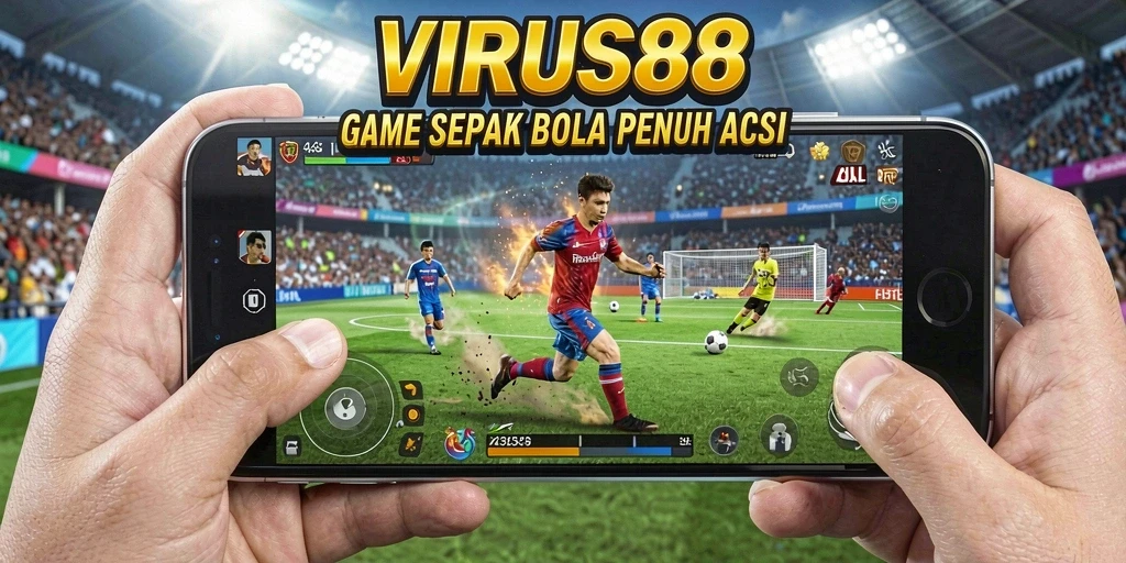 Tangkapan layar gameplay <strong>VIRUS88</strong> yang menunjukkan aksi seru di lapangan.